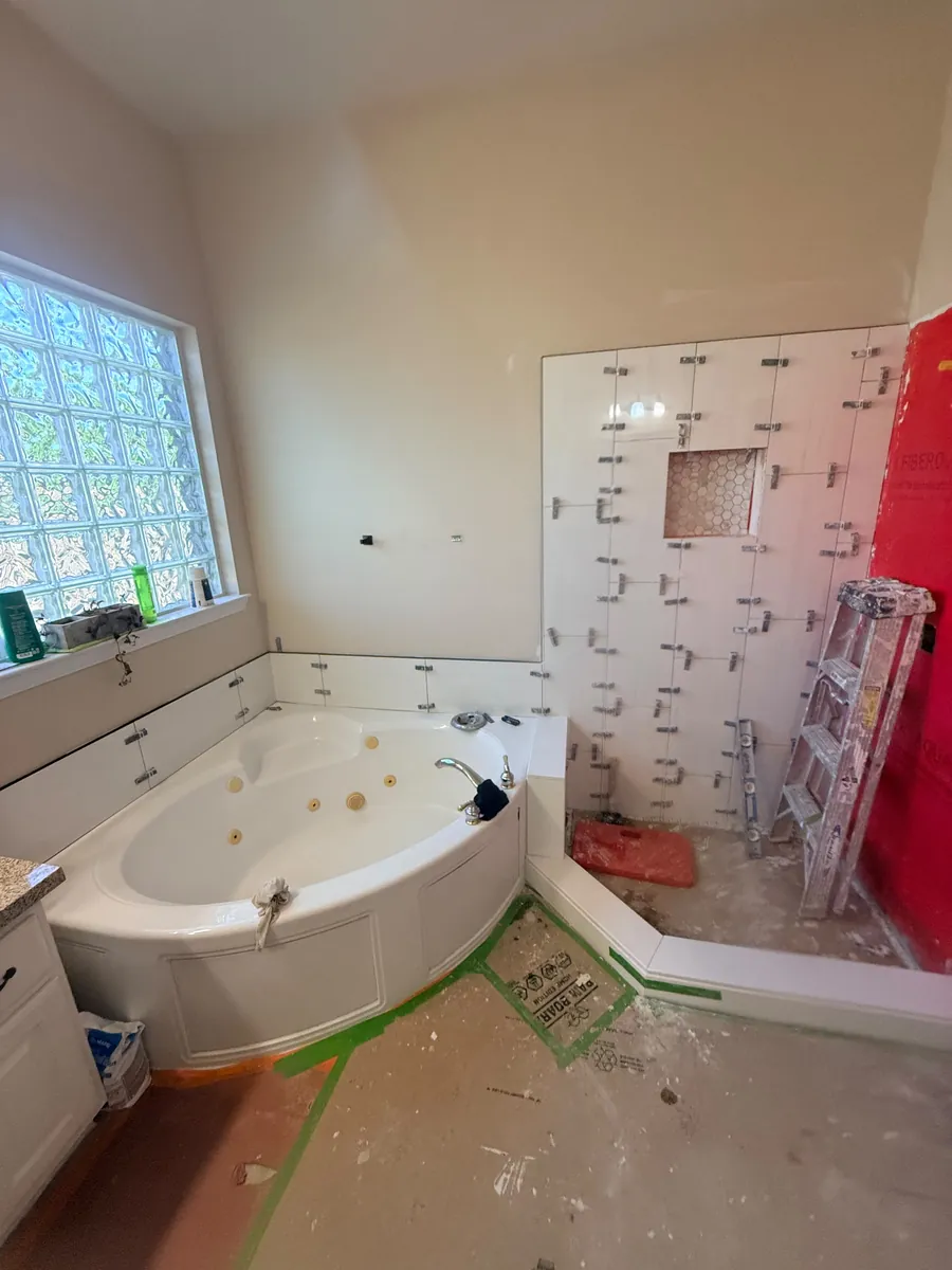 Interior remodeling by HM Flooring in Houston
